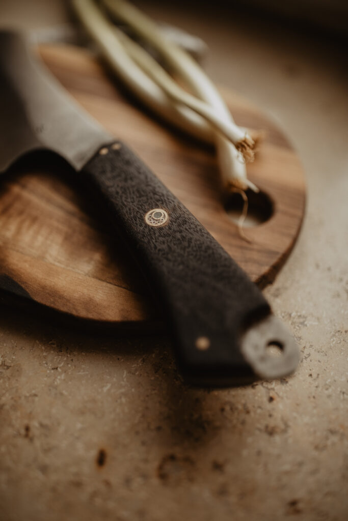 Griff eines Küchenbeils